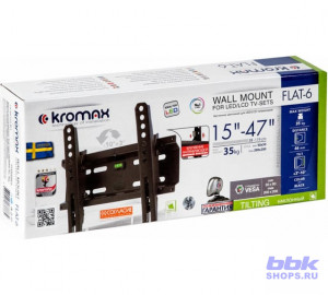 Кронштейн для телевизоров KROMAX FLAT-6 new black