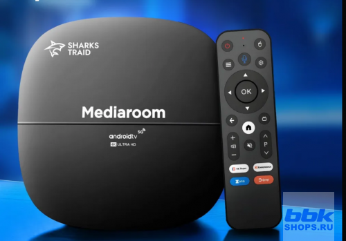 Smart приставка SharksTraid Mediaroom, Андроид 13, 2 Гб + 16 Гб